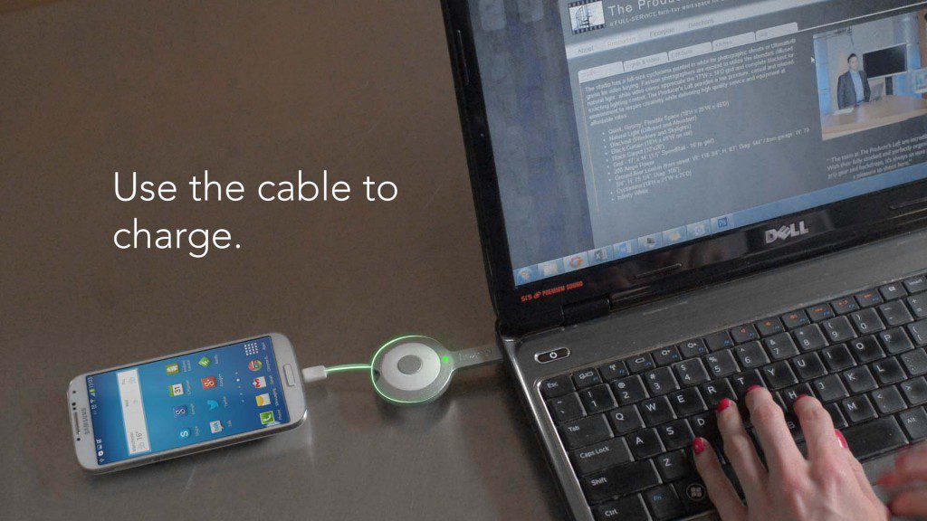 Use your GoKey as a direct charger for your cell phone.  You will always have a phone charger with you.  You can also use it to sync your phone with your computer.